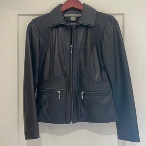 Kenneth Cole Genuine Leather Jacket Small